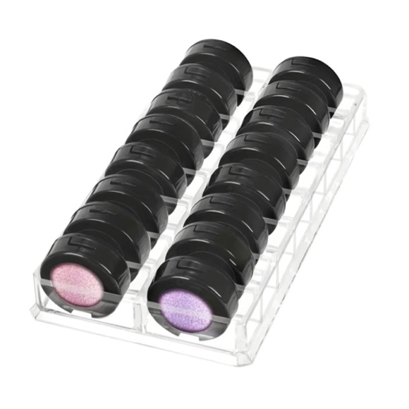 16 Grid Storage Box Acrylic Transparent Drawer Divider Eyeshadow Blush Display - Picture 2 of 4